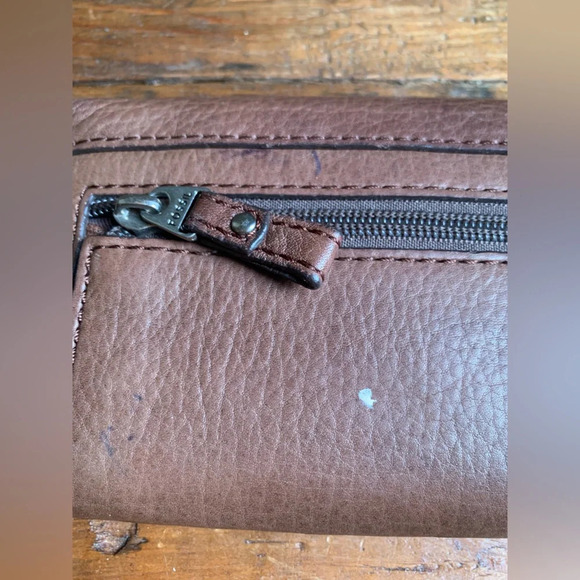 Fossil wallet, leather wallet vintage hippie boho - Picture 7 of 8